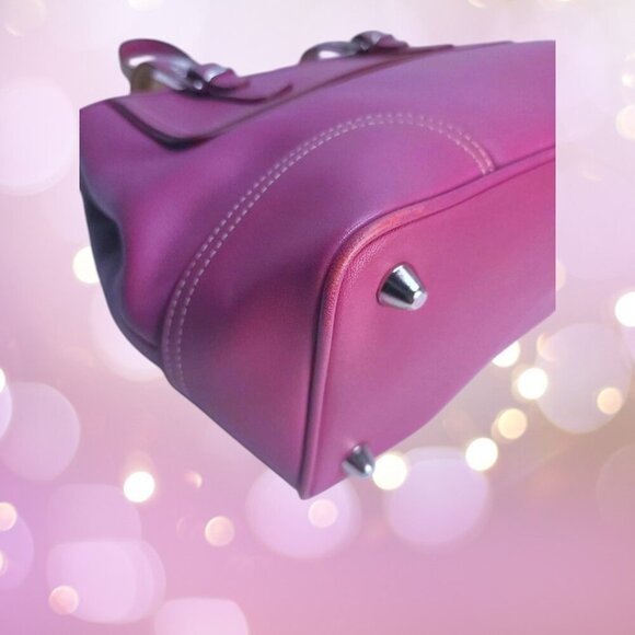 COACH Hamptons Vintage Satchel in Barbie Pink Y2K - Picture 3 of 13